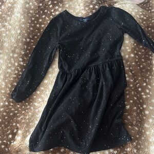 GAP Black Sparkle Kids Dress